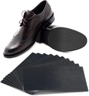 10 Pcs Shoe Sole Protector 3.1 x 5.1 Inches Adhesive Shoe Grip Pads Anti Skid Trainers Treads Boots Grips on Bottom of Shoes for Men Women