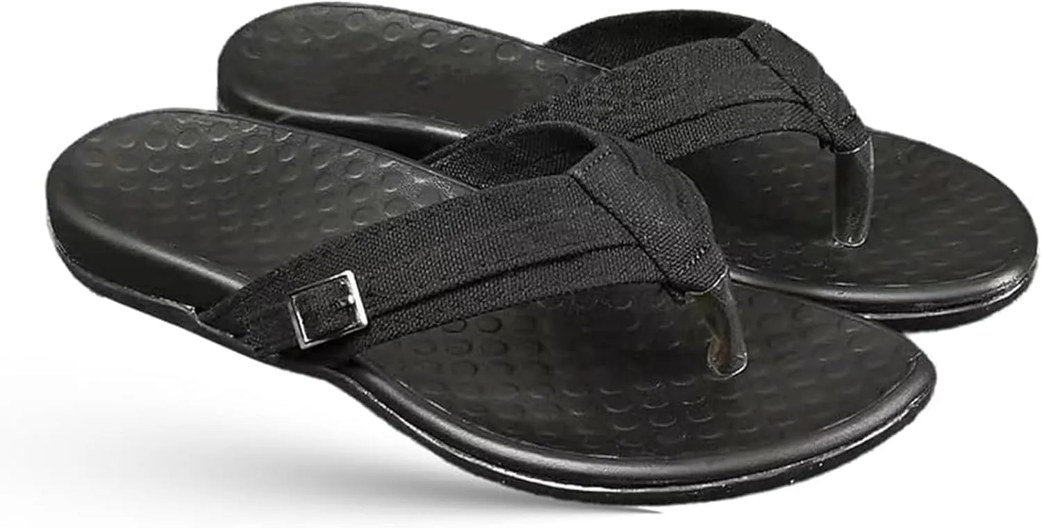 2024 womens summer flip flops, arch support comfort cushioned walking flip flops