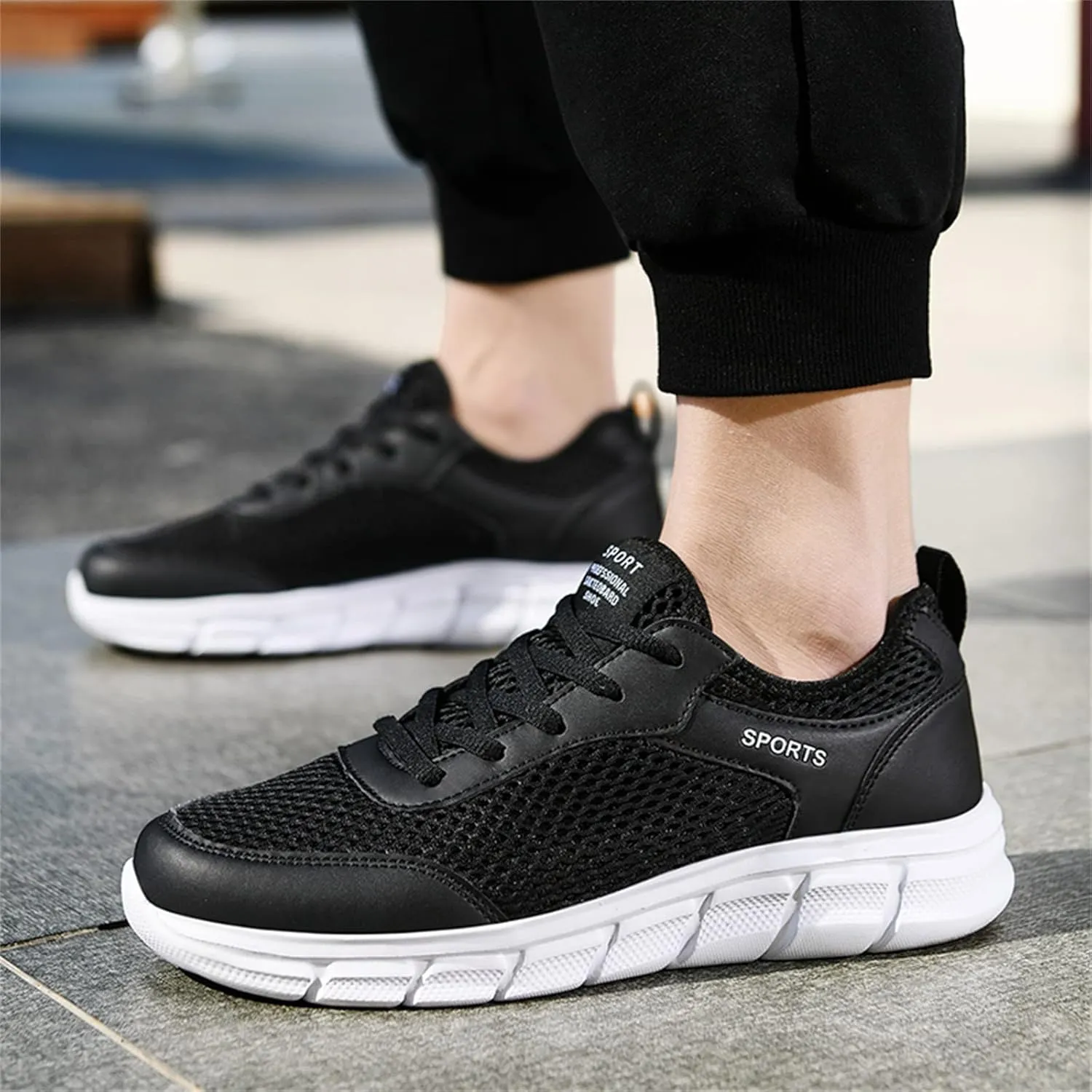 Arch Support Hiking Shoes for Men Lightweight Breathable Walking Shoe Gym Tennis Men's Comfortable Canvas Shoes