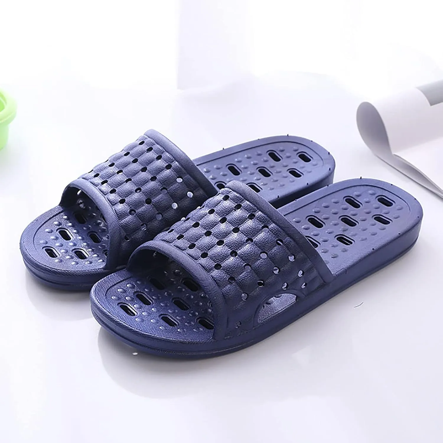 Bathroom Slippers Men Womens Slides Mens Slippers Slides for Women Lightweight Ultra Comfort Spa