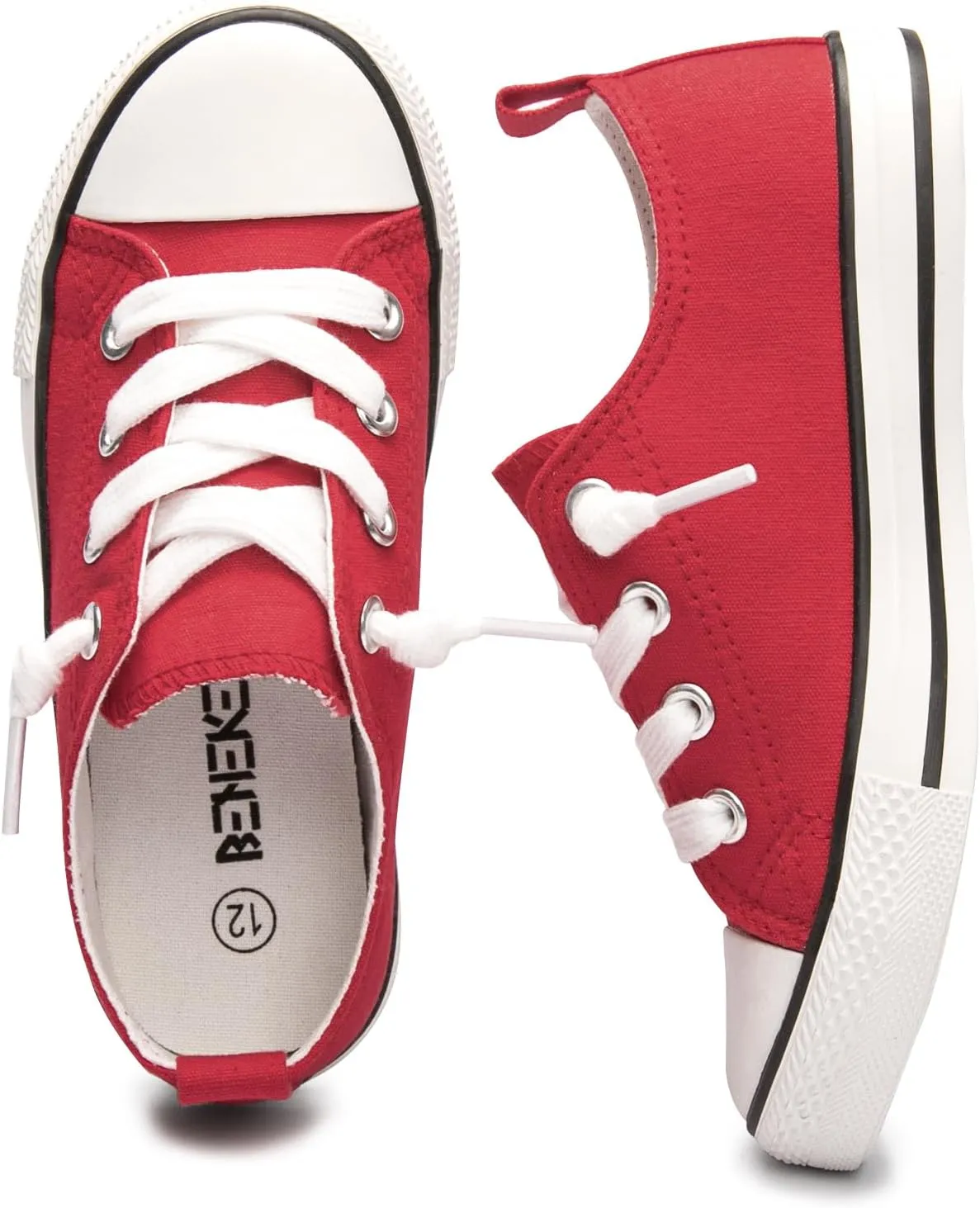 Boy Girls Canvas Shoes Slip on Sneakers Comfort Casual Walking Shoes for Little Kid Big Kid