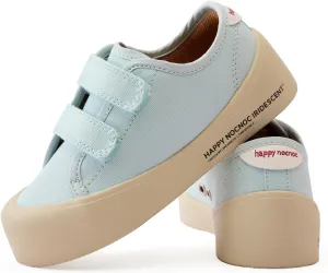 Boys Girls Kids Shoes Dual Hook and Loops Cupsole Casual Lightweight Canvas Sneakers with Sport Sole