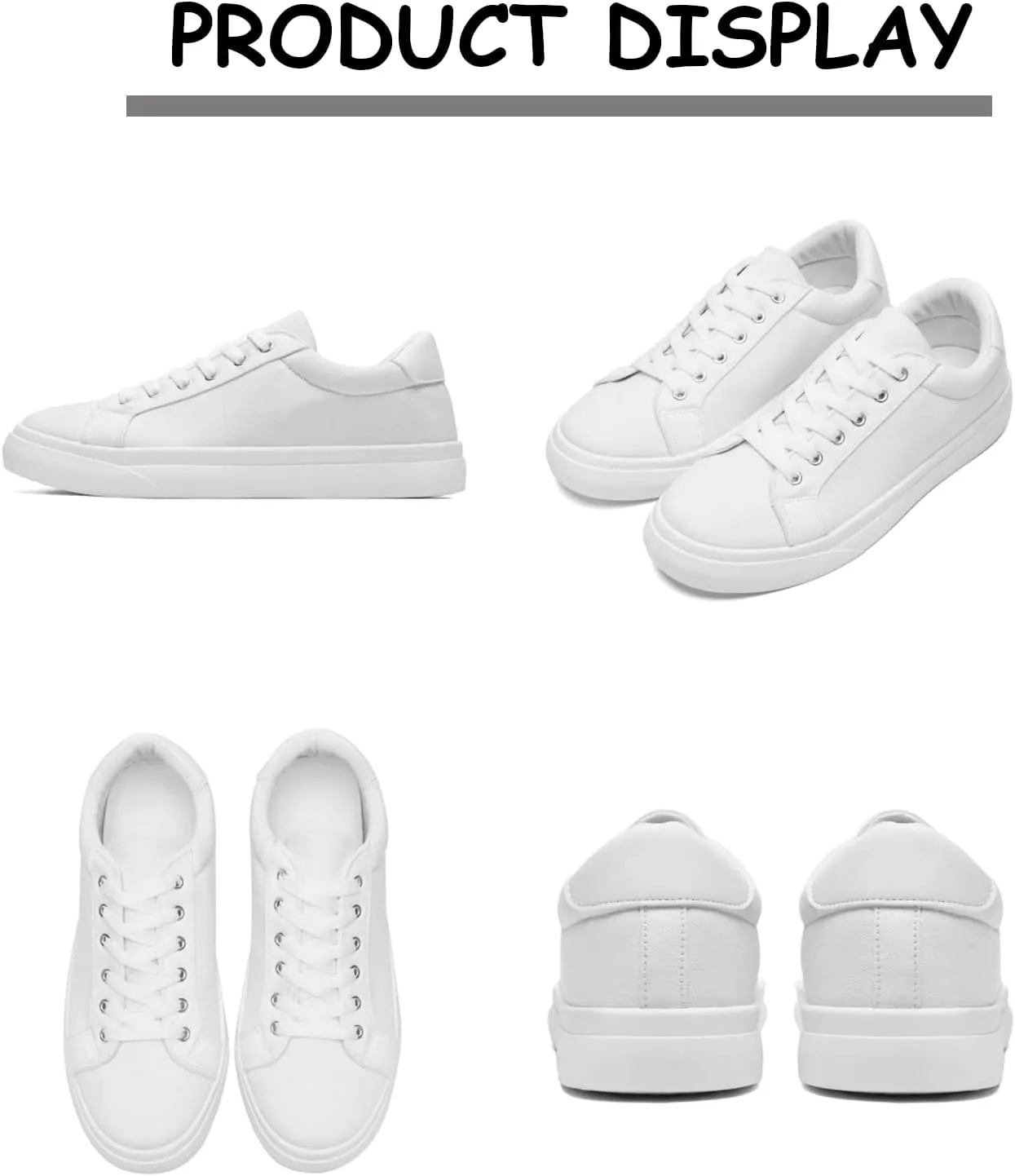 Canvas Shoes for Women and Men Low Top Lace Up Shoes Comfortable Tennis Shoes, Women's Fashion Sneakers Classic Casual Shoes