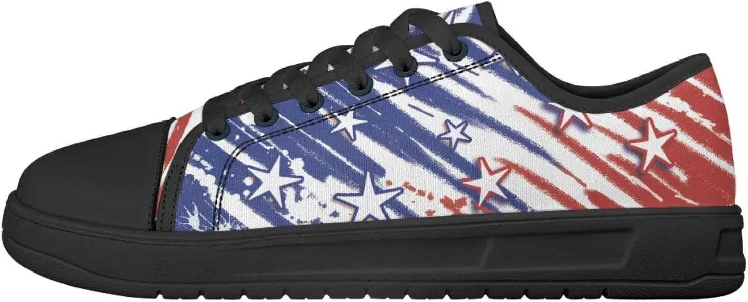 Canvas Shoes for Women Platform Sneakers Slip on Lace-up Walking Flats Outdoor Lightweight Tennis Shoe