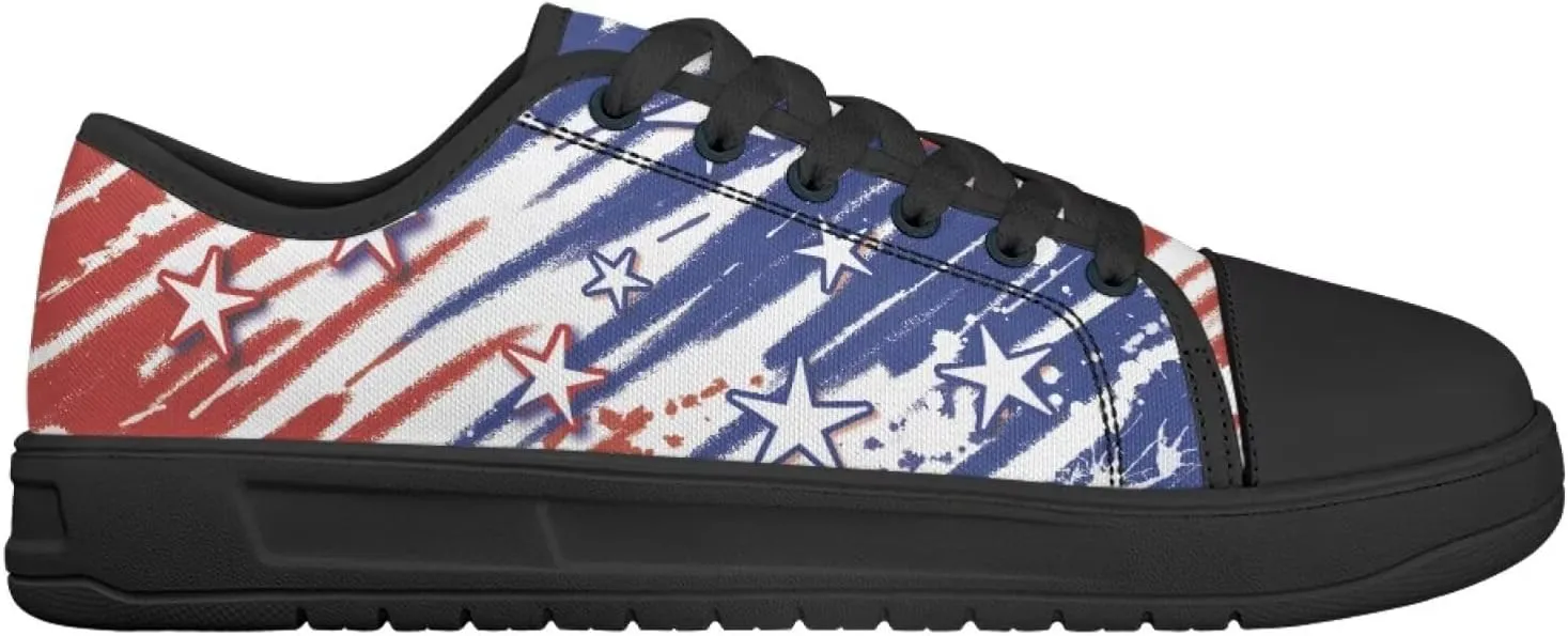 Canvas Shoes for Women Platform Sneakers Slip on Lace-up Walking Flats Outdoor Lightweight Tennis Shoe