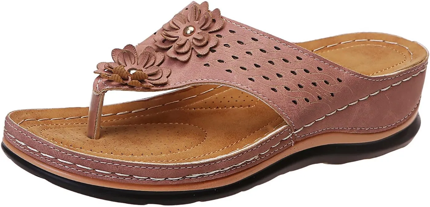 Cathalem Summer Sandals for Women 2024, Orthopedic Wedge Sandals for Women Dressy Summer Walking Sandals with Arch Support