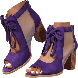 Chunky Heels For Women Wedding Low Block Heels Ankle Strap Dress Pump Shoes Open Toe Comfortable Party Heeled Sandals