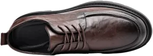 Classic Lace-up Formal Tuxedo Shoes Oxford Formal Shoes for Men Mens Dress Shoes with Genuine Leather in Classic Brogue Band