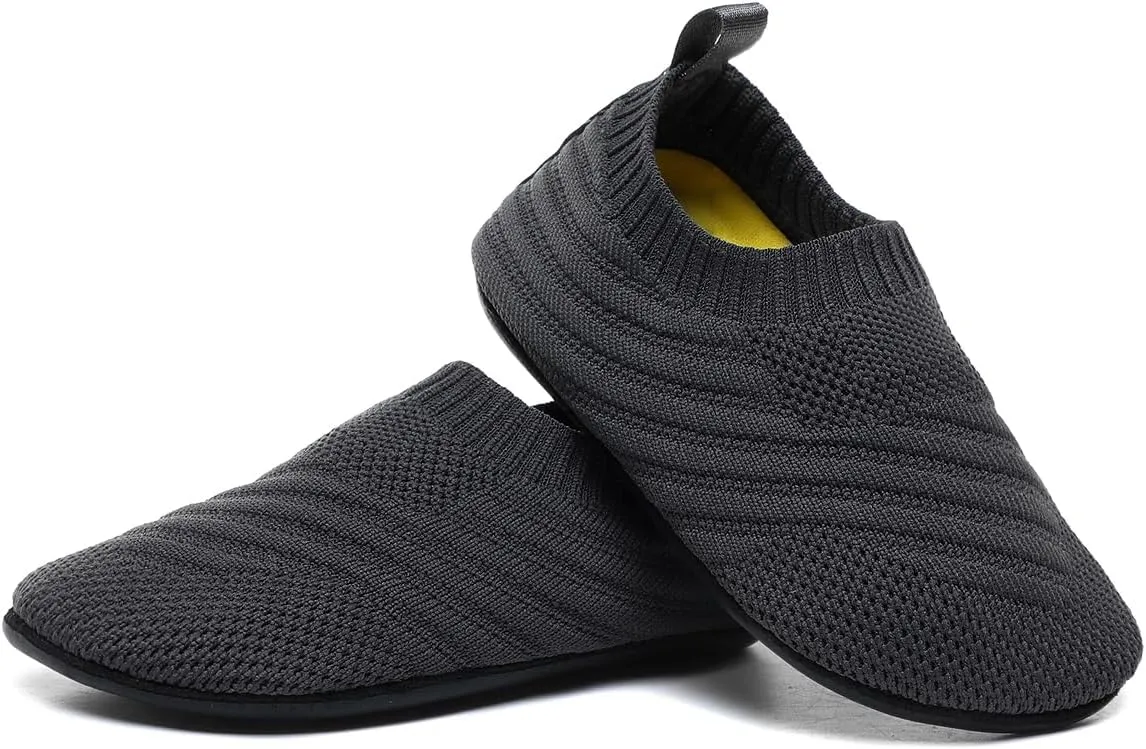 Comfort Toddler Slippers Shoes Lightweight Slip-on Grip Indoor Little Kids House Slippers Non-Slip Home Barefoot Shoes