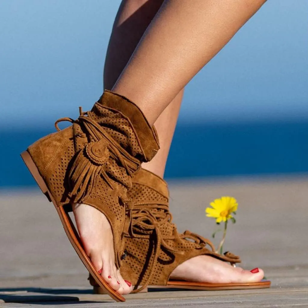 Comfortable Slip on Slide Sandals for Women Comfort Elastic Strap Flat Sandal Comfortable Walking Flat Sandals