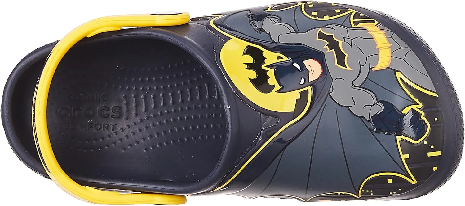 Crocs Kids' Batman Clogs, Girls and Boys Shoes