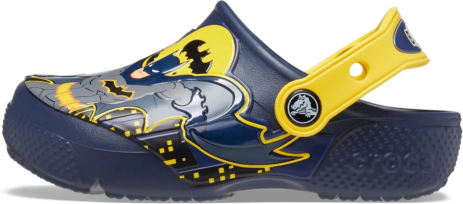 Crocs Kids' Batman Clogs, Girls and Boys Shoes