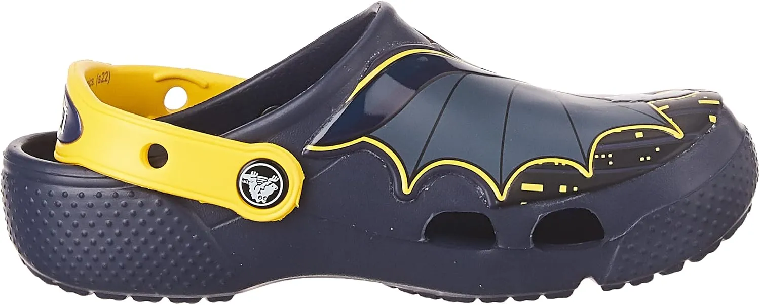 Crocs Kids' Batman Clogs, Girls and Boys Shoes