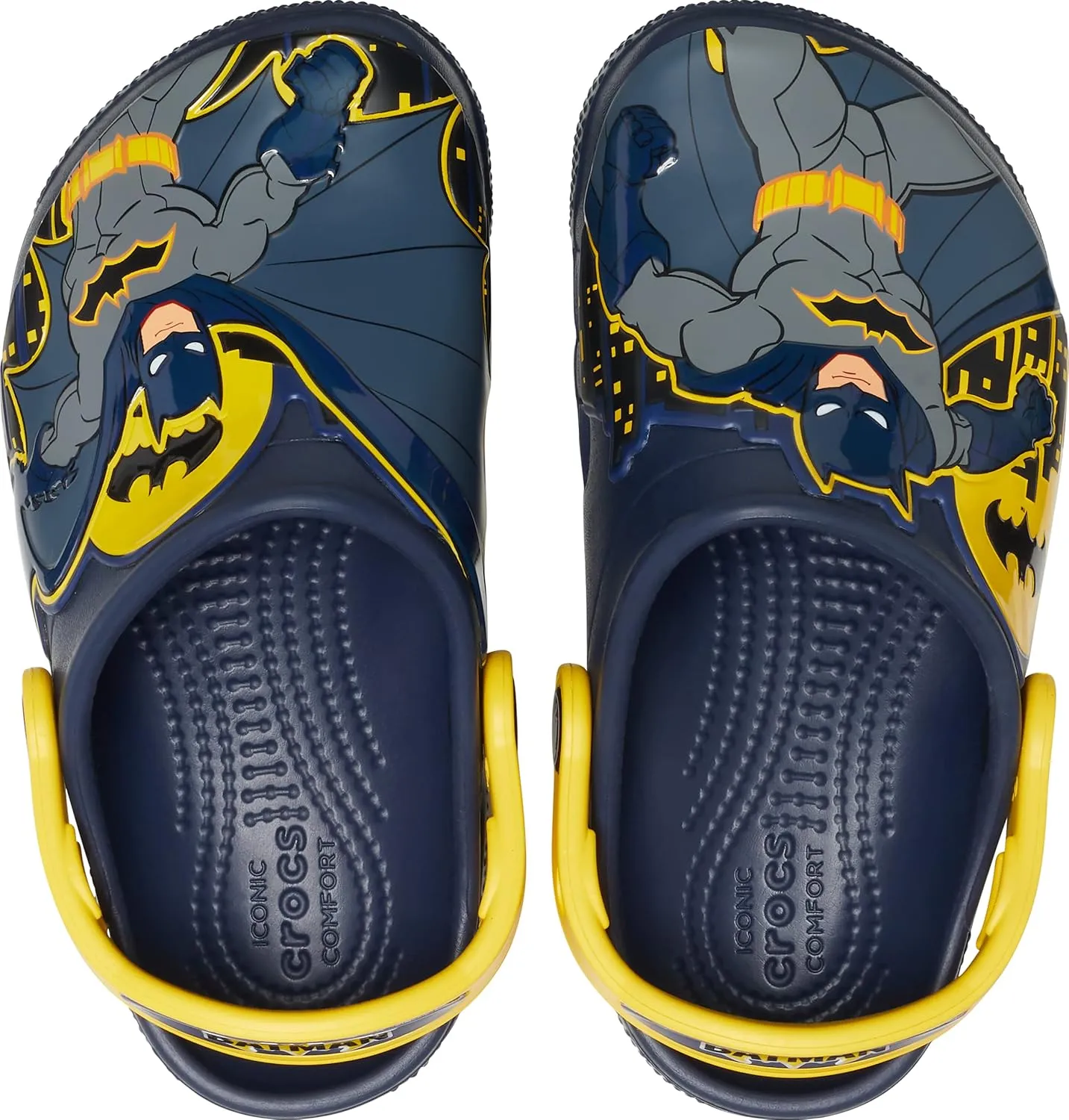 Crocs Kids' Batman Clogs, Girls and Boys Shoes