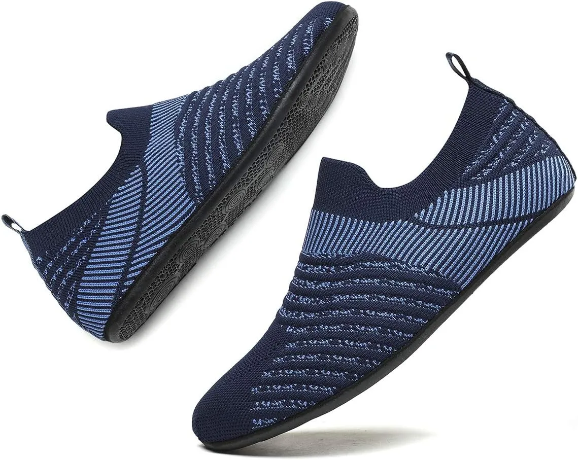 ditont Non-Slip Indoor House Slippers Lightweight Comfortable Grip House Home Shoes for Men Women