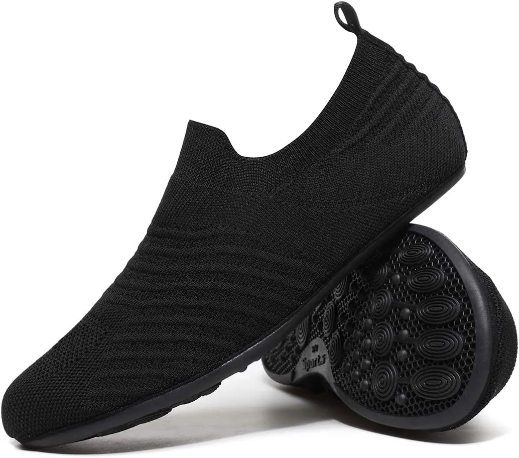 ditont Non-Slip Indoor House Slippers Lightweight Comfortable Grip House Home Shoes for Men Women