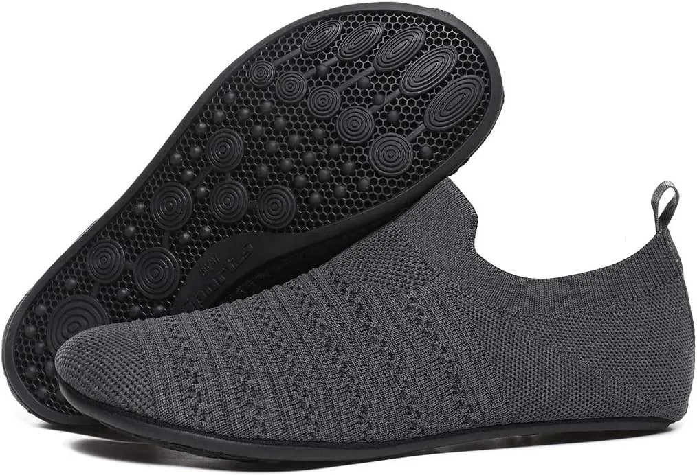 ditont Non-Slip Indoor House Slippers Lightweight Comfortable Grip House Home Shoes for Men Women
