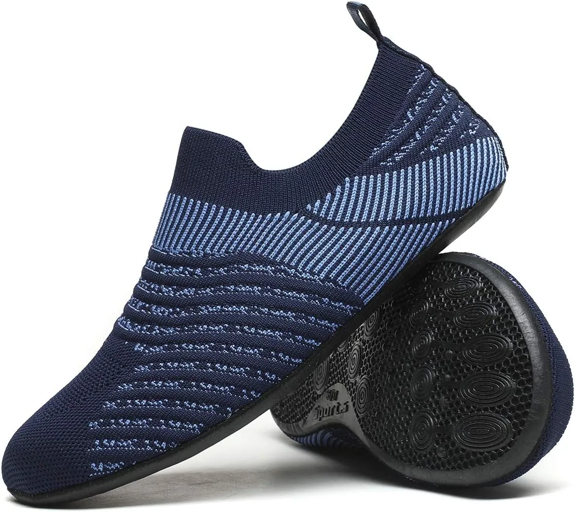 ditont Non-Slip Indoor House Slippers Lightweight Comfortable Grip House Home Shoes for Men Women