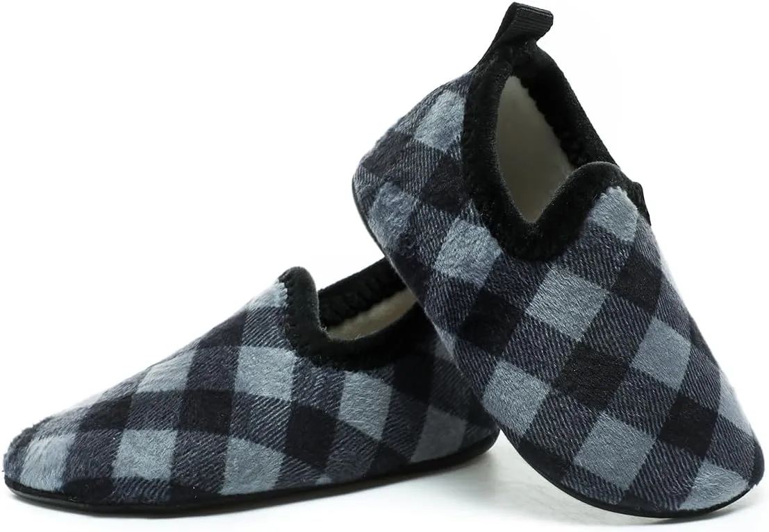 ditont Toddler Slippers Non-Slip Lightweight Comfortable Kids Indoor Grip House Home Shoes for Boys Girl
