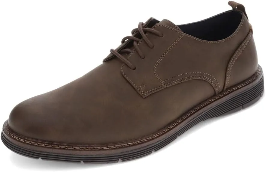 Dockers Men's Easedale Oxford, Dark Brown, 10