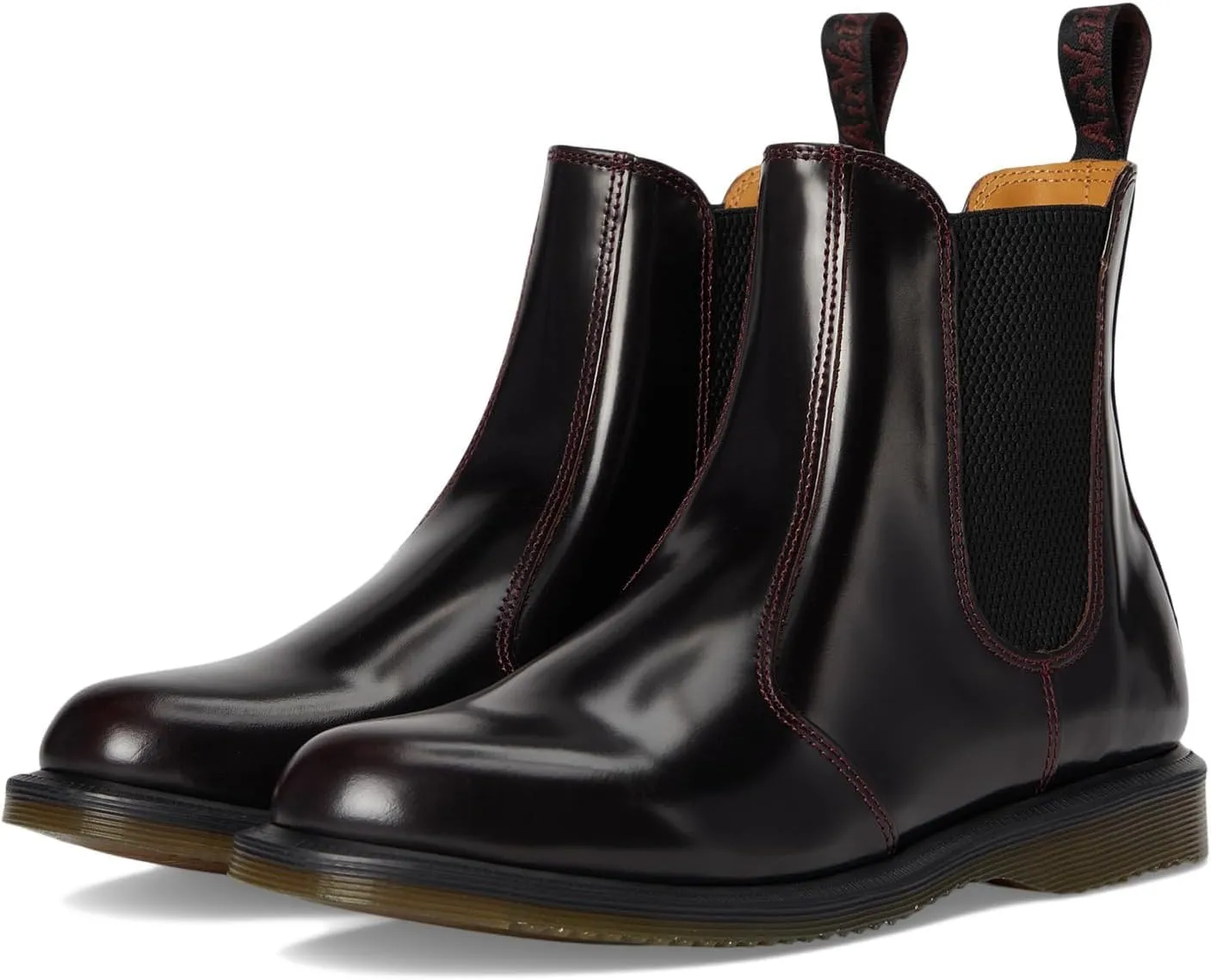 Dr. Martens Women's Flora Leather Chelsea Boots Fashion