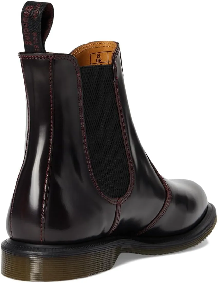 Dr. Martens Women's Flora Leather Chelsea Boots Fashion