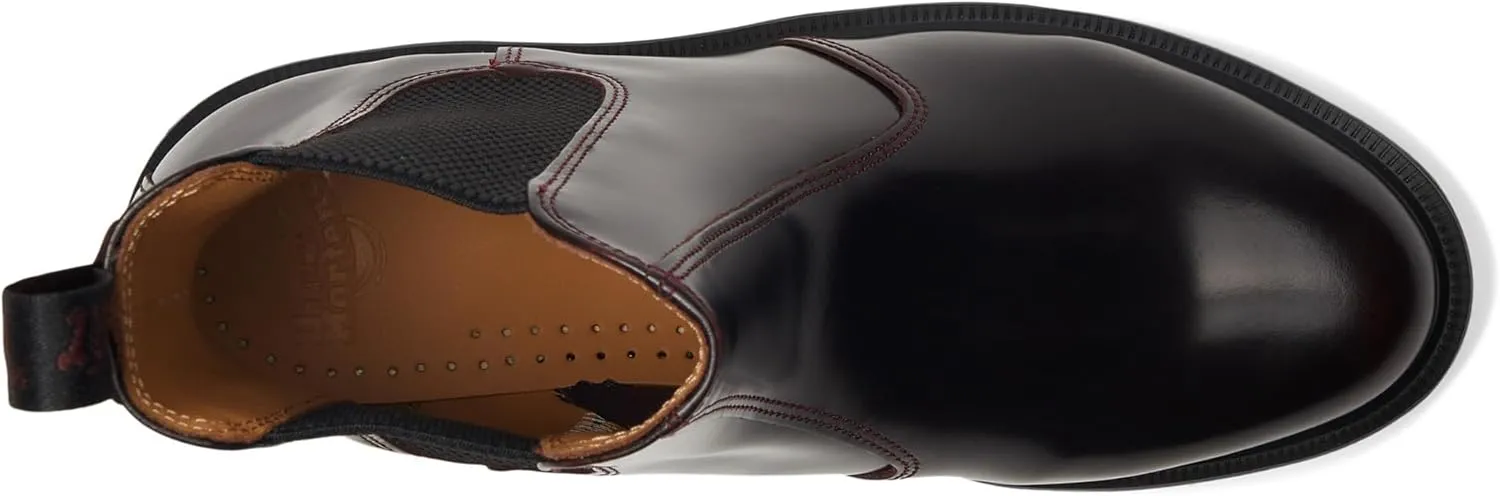 Dr. Martens Women's Flora Leather Chelsea Boots Fashion