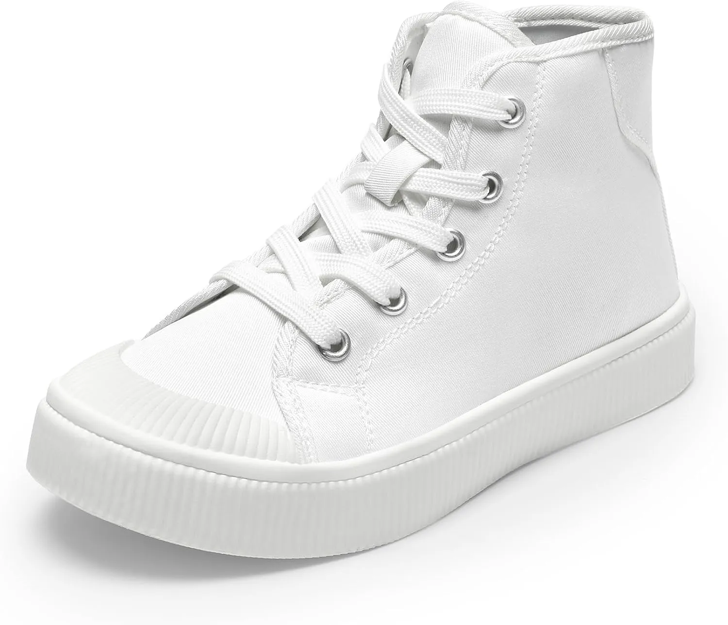 DREAM PAIRS Kids Sneakers Little Boys Girls High Top Canvas Shoes LilLegends CourtStar Casual Walking Shoes