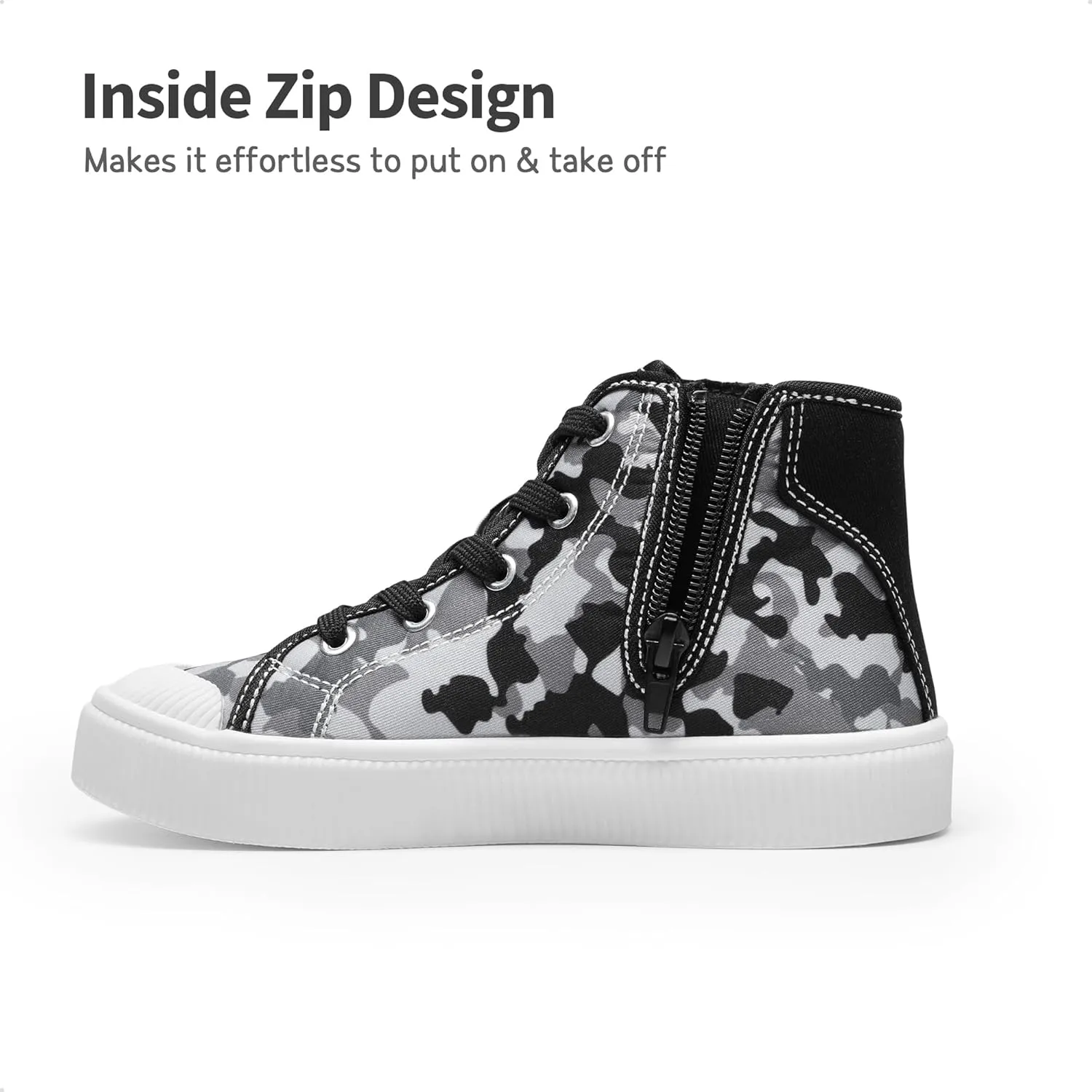 DREAM PAIRS Kids Sneakers Little Boys Girls High Top Canvas Shoes LilLegends CourtStar Casual Walking Shoes