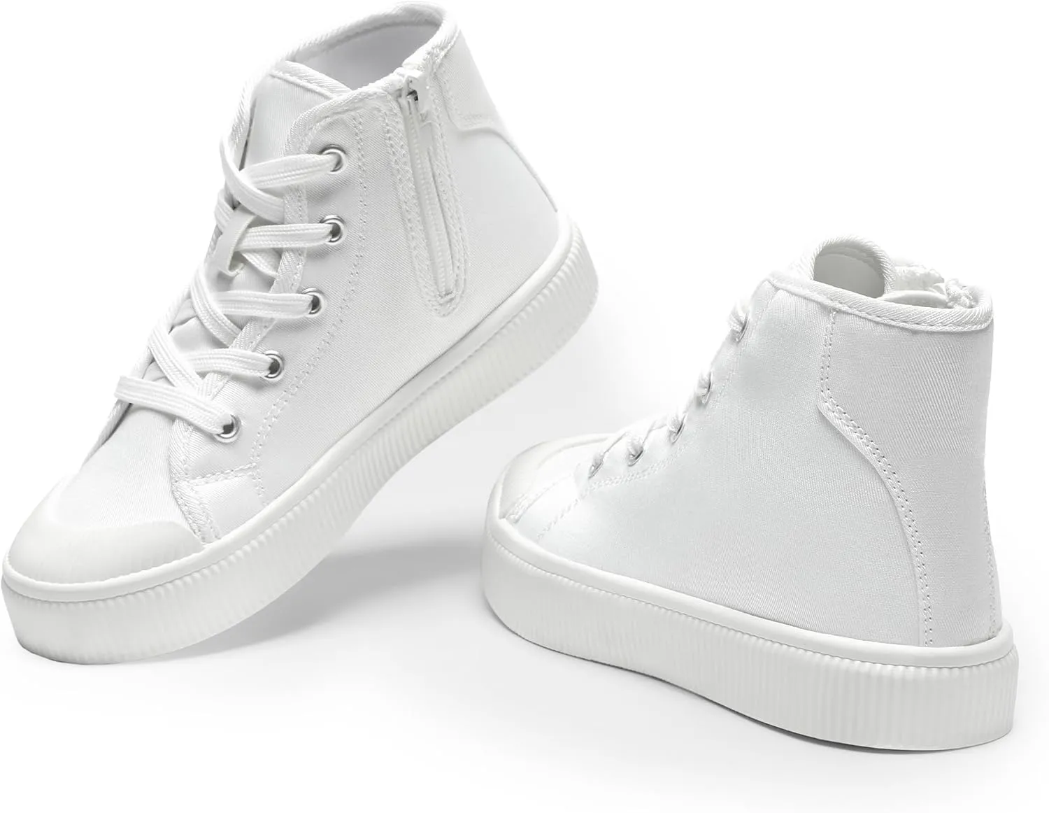 DREAM PAIRS Kids Sneakers Little Boys Girls High Top Canvas Shoes LilLegends CourtStar Casual Walking Shoes
