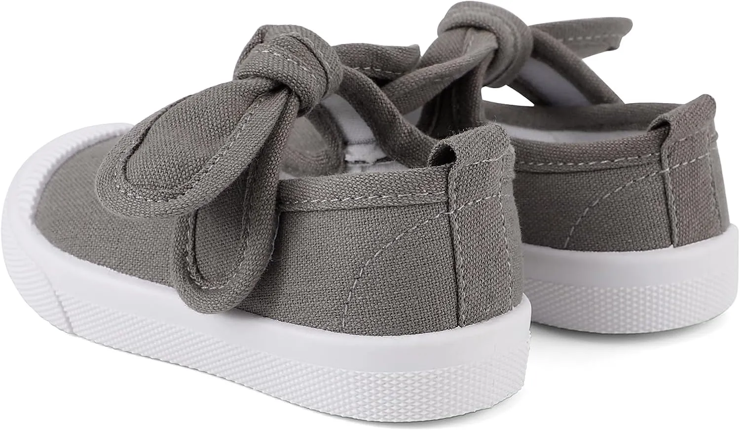 ESTAMICO Kids School Uniform Dress Shoe Girls Bowknot Mary Jane Flat Sneakers for Toddler/Little Kid