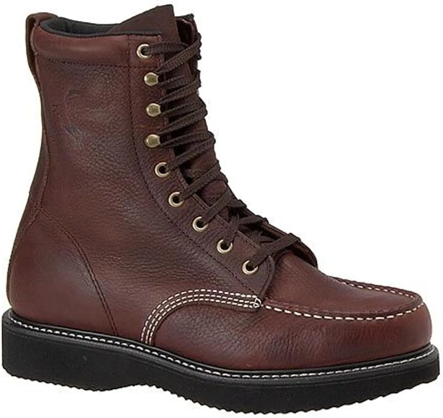 Fin 38 Feather Mens 8 LaceUp 75 DM US Brown