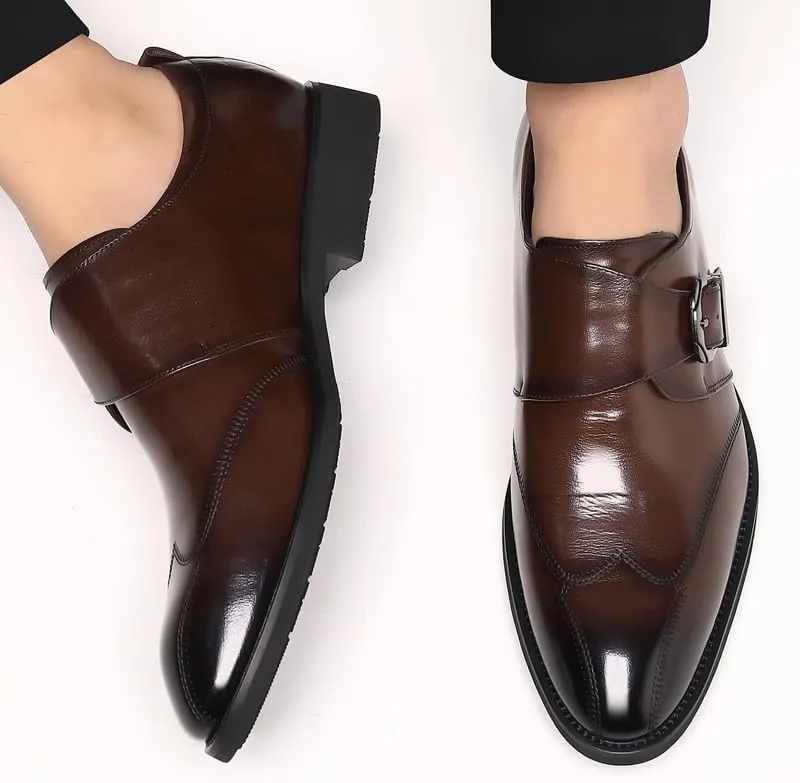 Formal Shoes for Men Men's Formal Shoes, Comfortable Orthopedic Dress Loafers, Fashion Leather Flats, Casual Business Office Shoes, Elegant Wedding Shoes for Men