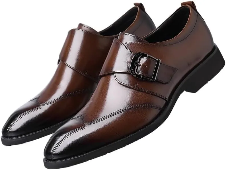 Formal Shoes for Men Men's Formal Shoes, Comfortable Orthopedic Dress Loafers, Fashion Leather Flats, Casual Business Office Shoes, Elegant Wedding Shoes for Men