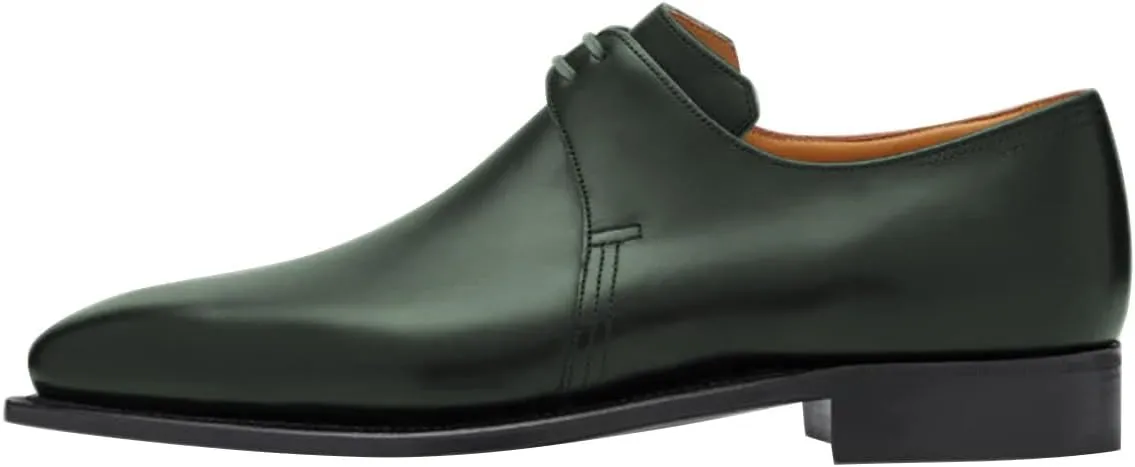 FSJ Men's Lace Up Formal Modern Oxford Dress Shoes Wing Tips Square Toe Casual Business Formal Shoes Size 4-16 US