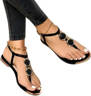Gibobby Gladiator Sandals for Women Thong Sandals Flip Flop Dressy Summer Flat Travel Bohemian Roman Beach Open Toe Shoes