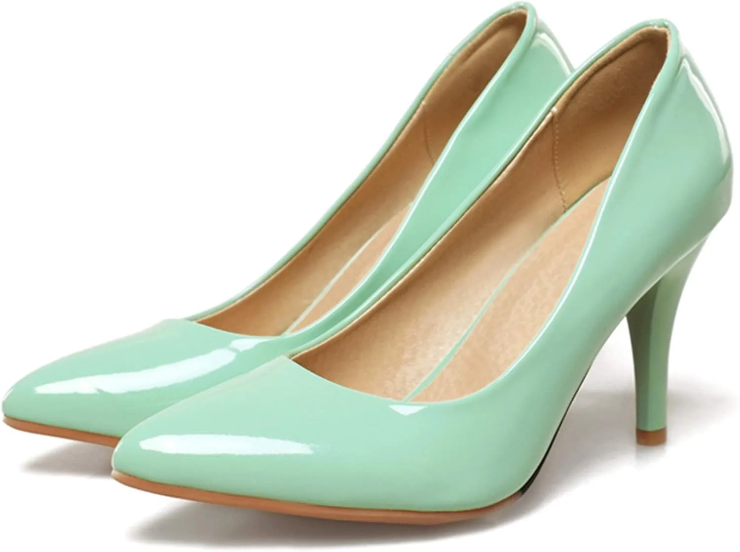 Gicoiz Footwear Womens Basic Stiletto Heel Pumps Formal Dress