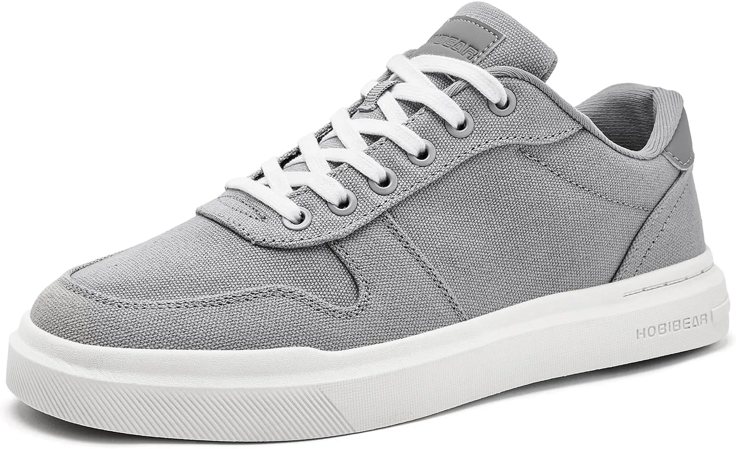 HOBIBEAR Men's Canvas Shoes Classic Low Top Sneakers Casual Walking Shoes