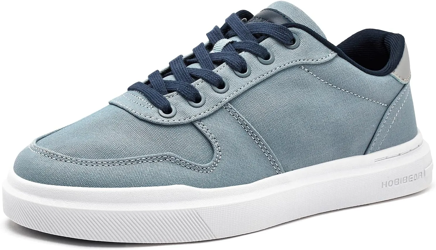HOBIBEAR Men's Canvas Shoes Classic Low Top Sneakers Casual Walking Shoes