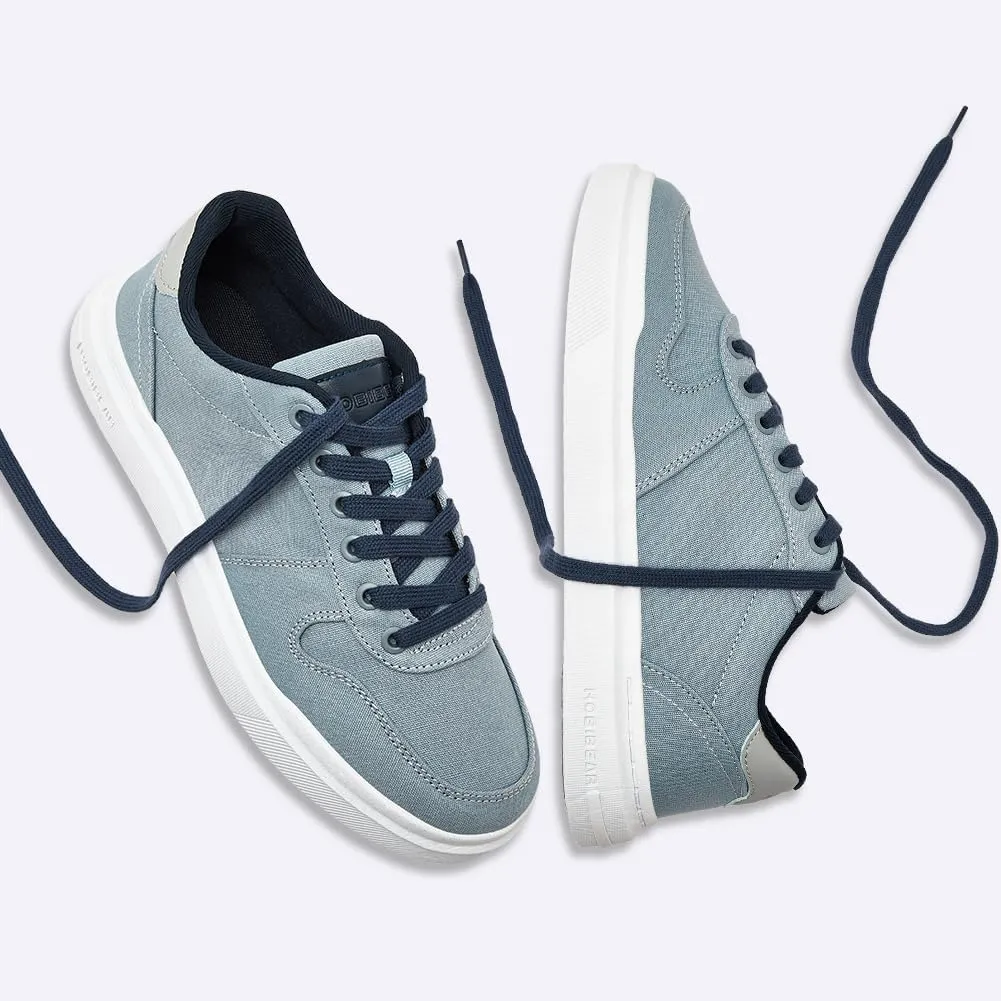 HOBIBEAR Men's Canvas Shoes Classic Low Top Sneakers Casual Walking Shoes