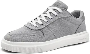 HOBIBEAR Men's Canvas Shoes Classic Low Top Sneakers Casual Walking Shoes