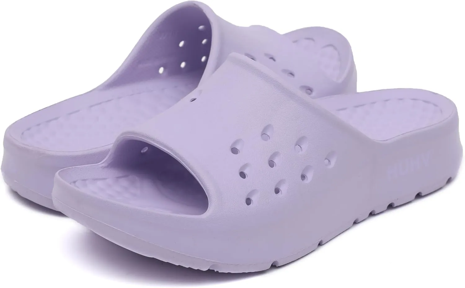 HUHV Women's MAX Cushion Arch Pod Tech Recovery comfort Slide Sandal with Comfort Orthotic Arch Support and our Proprietary HEALIUM Foam Technology