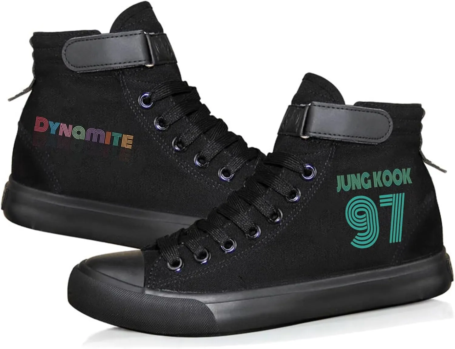 Kpop Shoes Dynamite Shoes Unisex Canvas Sneakers Suga Jungkook Jimin V Rap Jhope Jin High Top Shoes Mech