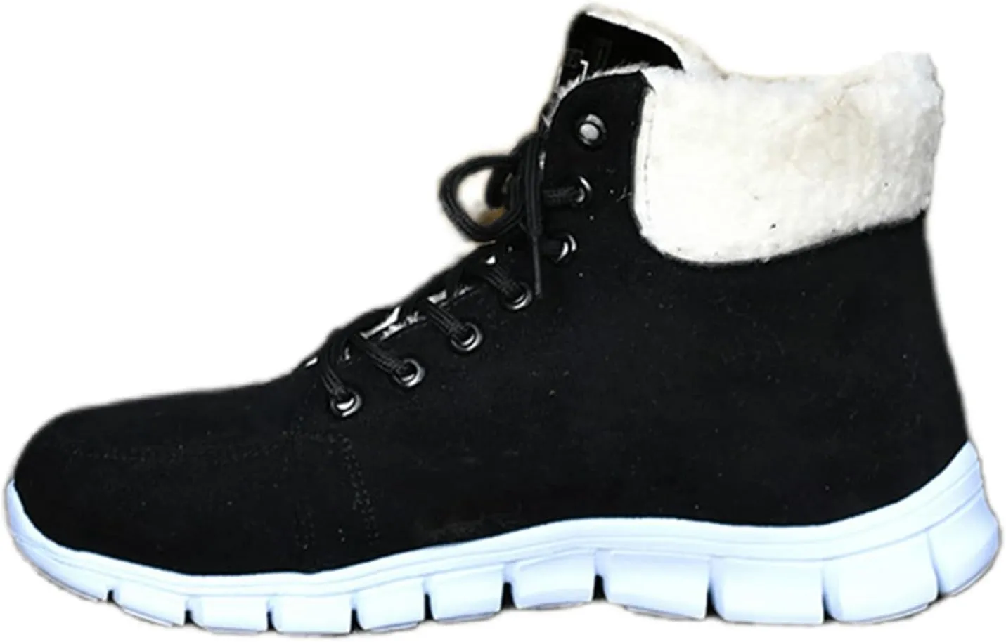 Ladmiple Snow Boots For Women Slip On Winter Warm Ankle Booties Outdoor Fur Lined Comfortable Fashion Casual Walking Shoes