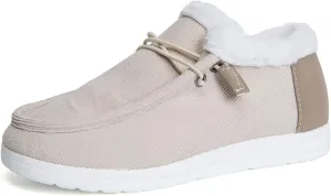 Ladmiple Winter Boots For Women 2024 Snow Boots Slip on Insulated Fur Lined Lightweight Cold Weather Warm Ankle Booties