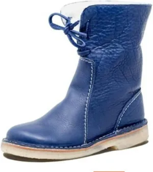 Ladmiple Winter Boots For Women Fashion Soft Comfortable Faux Fur Mid Calf Snow Boots Insulated Outdoor Warm Ankle Booties