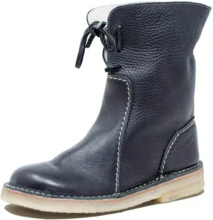 Ladmiple Winter Boots For Women Fashion Soft Comfortable Faux Fur Mid Calf Snow Boots Insulated Outdoor Warm Ankle Booties