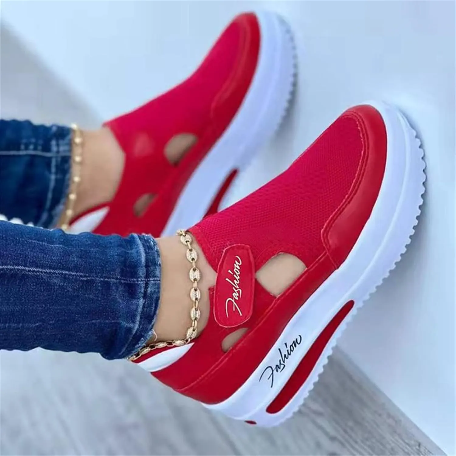 Ladmiple Womens Shoes Dressy Casual Loafers Slip On Comfortable Lightweight Canvas Shoes Fashion Cute Walking Sneakers