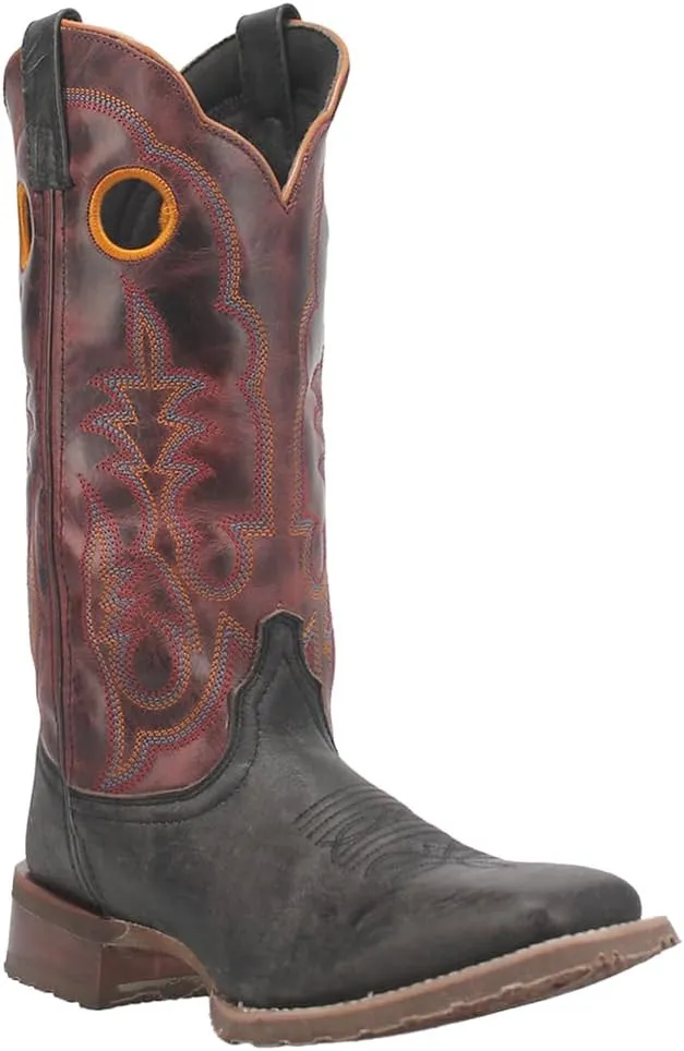 Laredo Mens Isaac Square Toe Casual Boots Mid Calf - Black, Brown