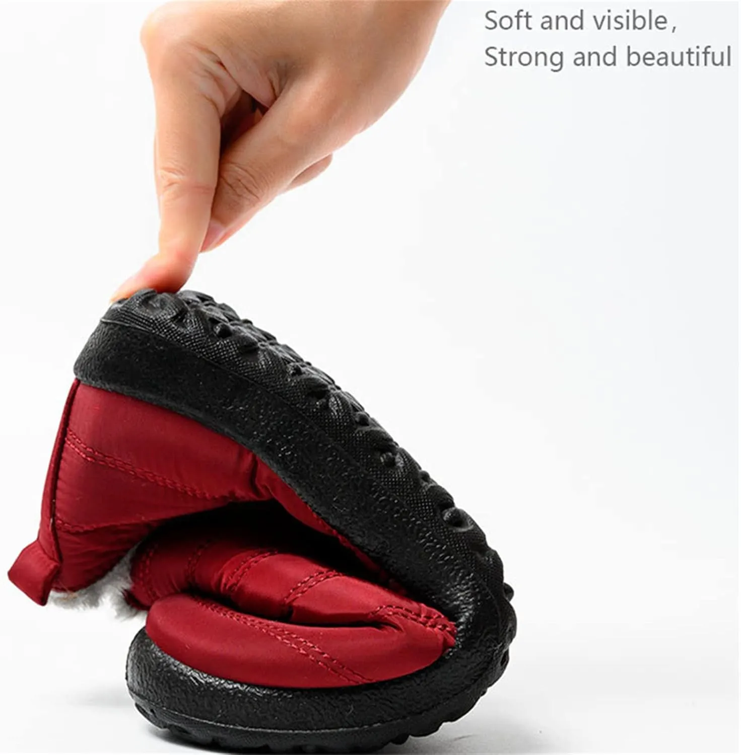 Lausiuoe Snow Boots For Women Waterproof Insulated Non Slip Winter Warm Lining Comfortable Ankle Booties Walking Shoes